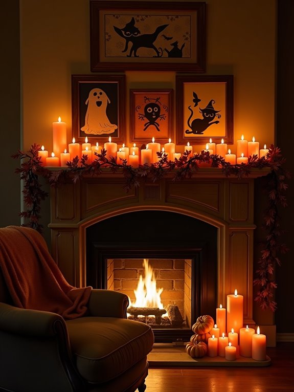 themed halloween picture frames