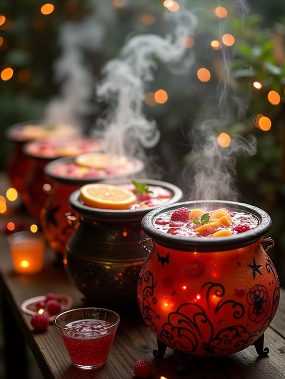 tropical fruit punch centerpiece