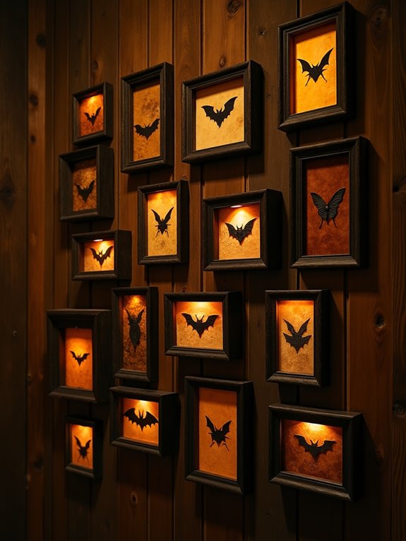 unique bat display art