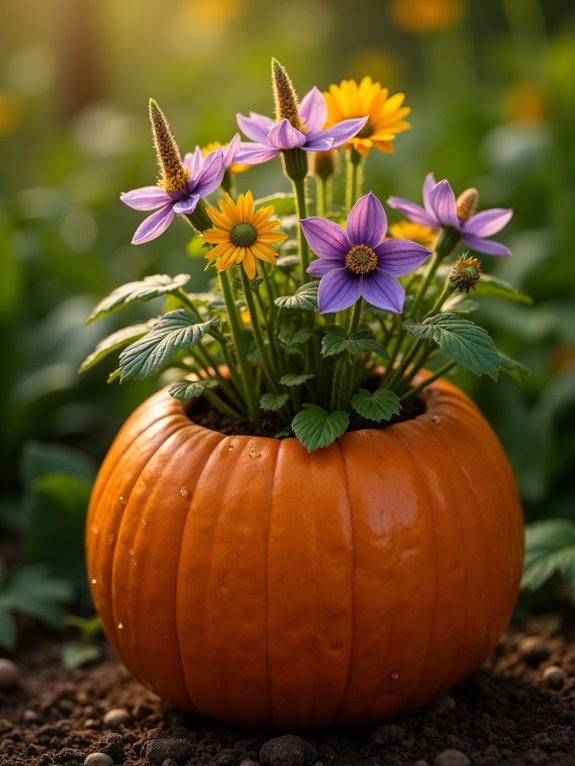 upside down pumpkin planter benefits