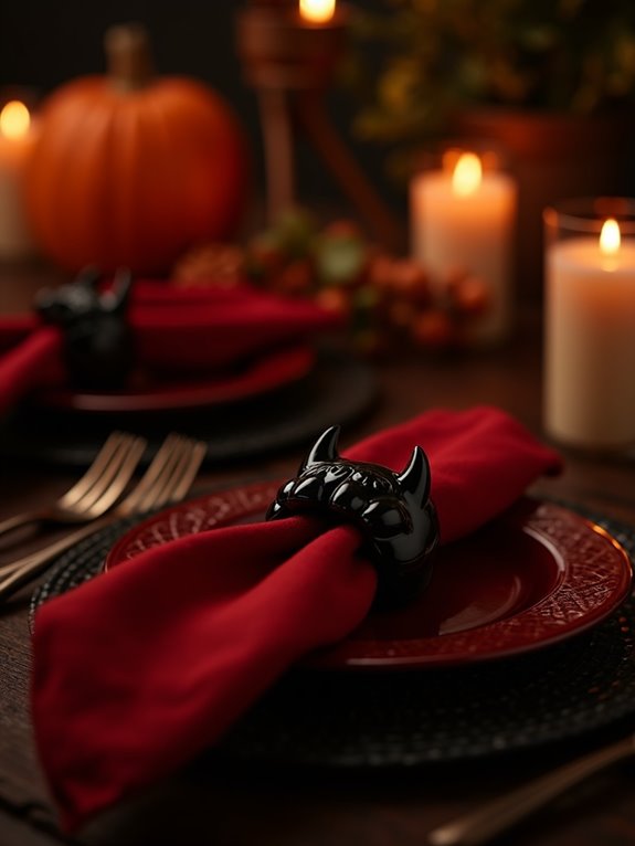 vampire fangs napkin holders