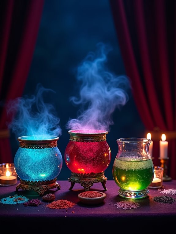 vibrant color mixing magic