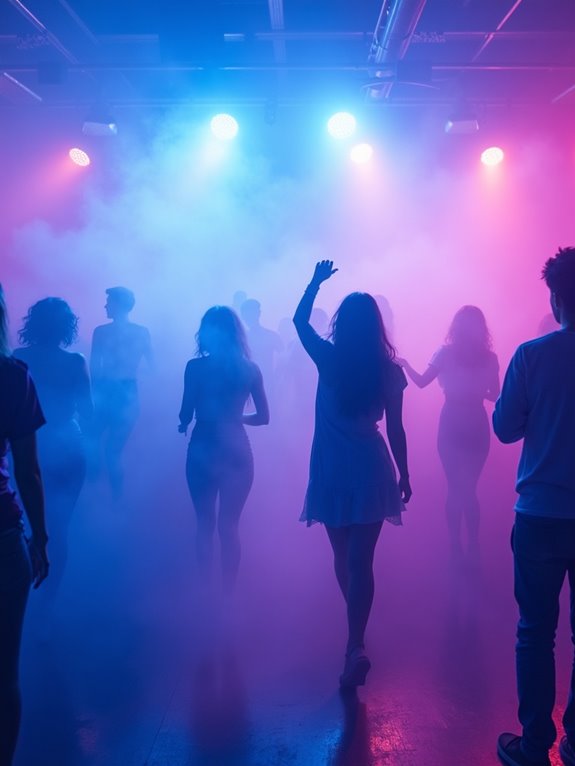 vibrant dance floor energy