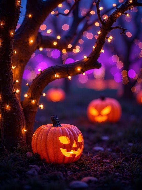 vibrant halloween led lights