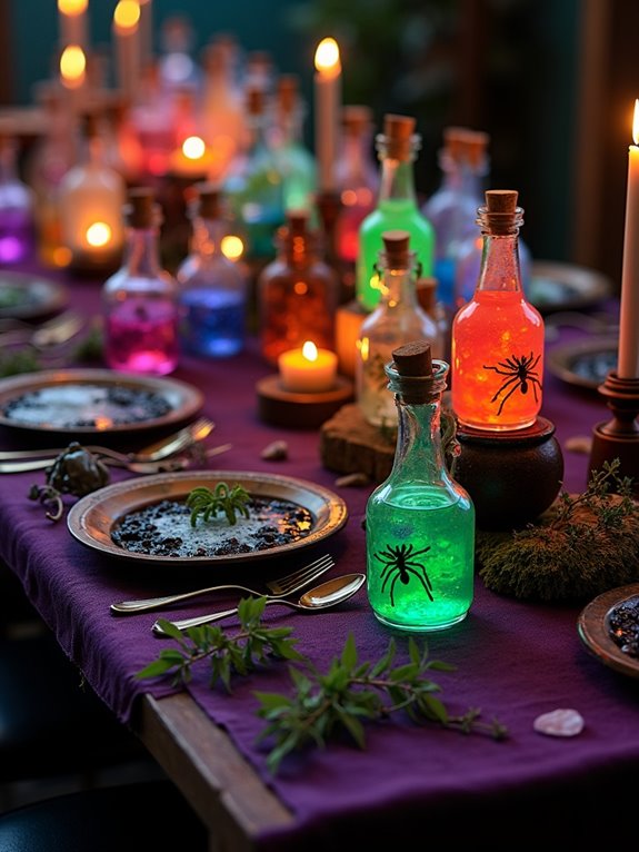 vibrant potion party aesthetics