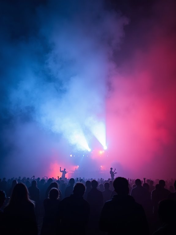 vibrant synchronized light displays