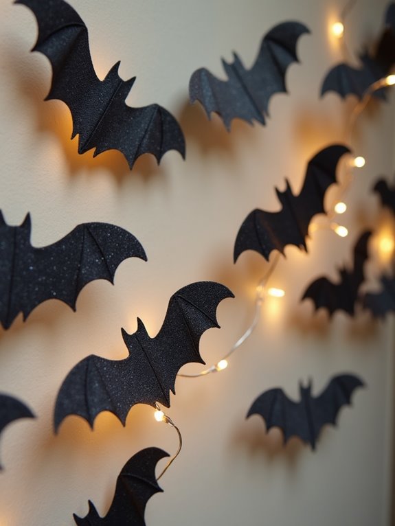 vintage bat decor banners