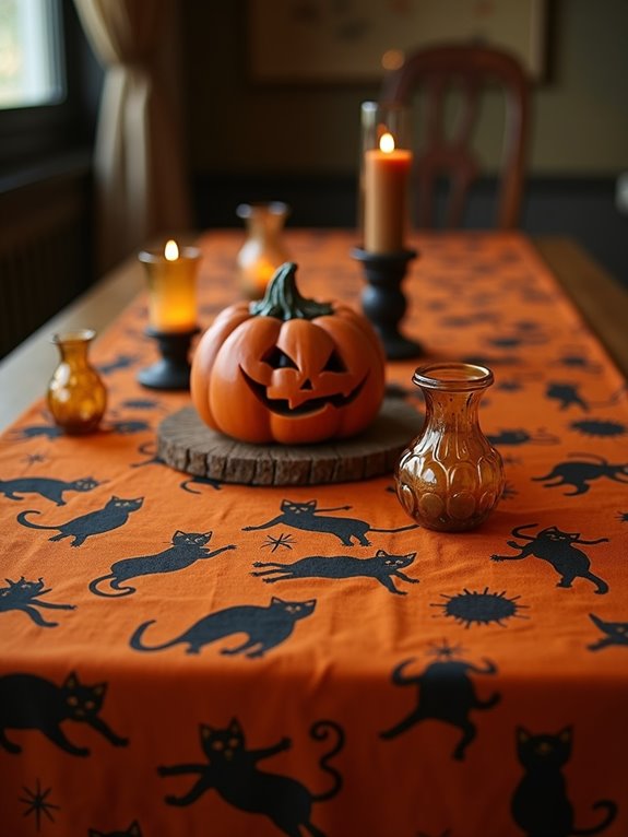 vintage spooky halloween decor