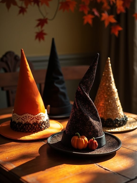 vintage whimsical halloween hats