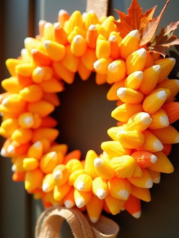 whimsical autumn candy corn