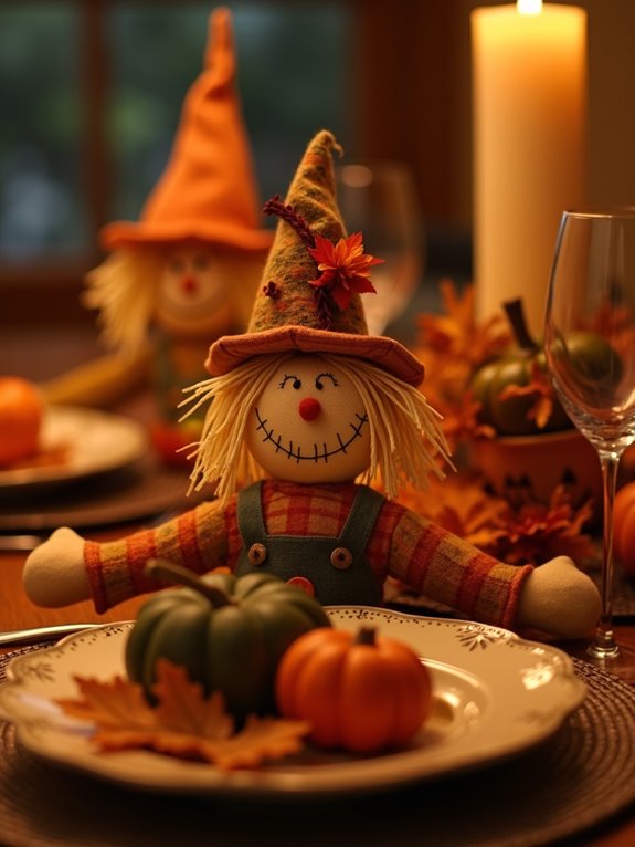 whimsical autumn table decor