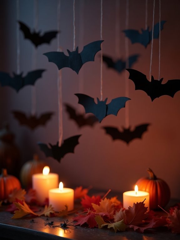 whimsical bat themed decorations