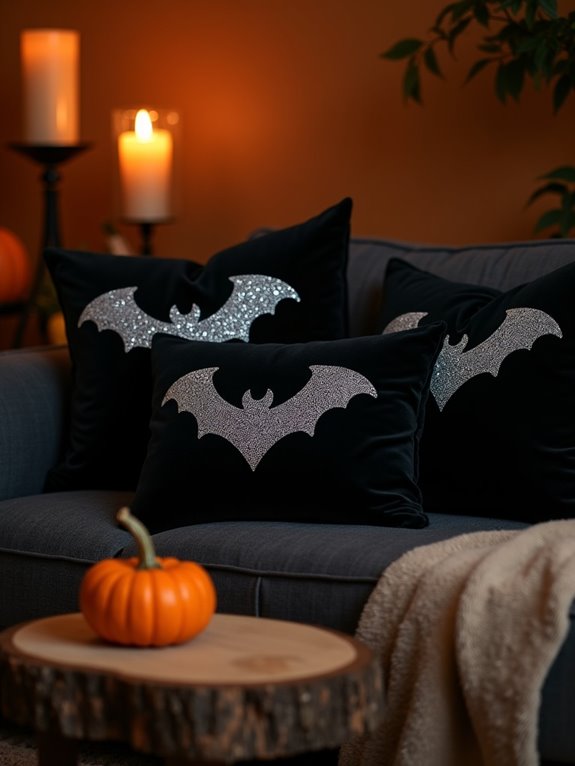 whimsical bat themed decorations