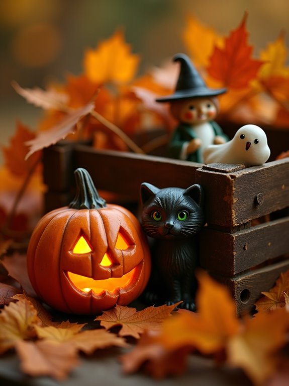whimsical classic halloween decor
