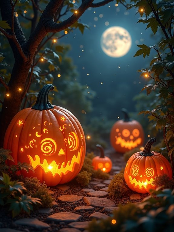 whimsical fairy tale pumpkins