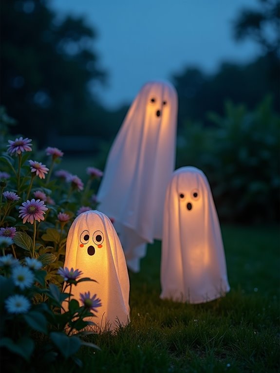 whimsical ghost lantern decorations