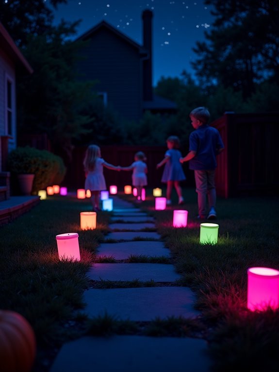 whimsical glow stick lanterns