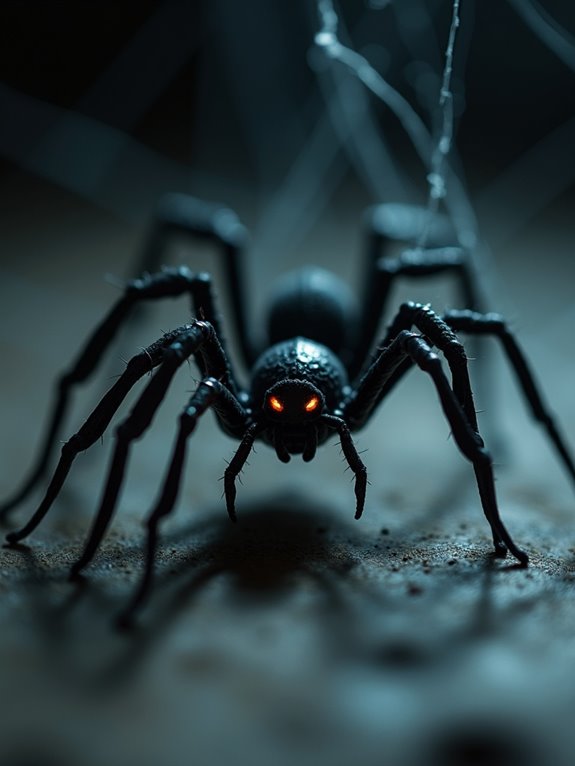 whimsical halloween spider decor