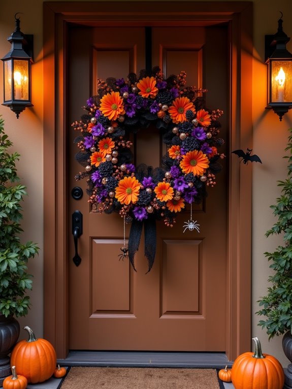 whimsical halloween wreath decorations