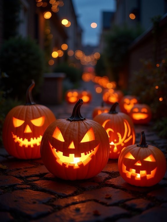whimsical haunted house ambiance