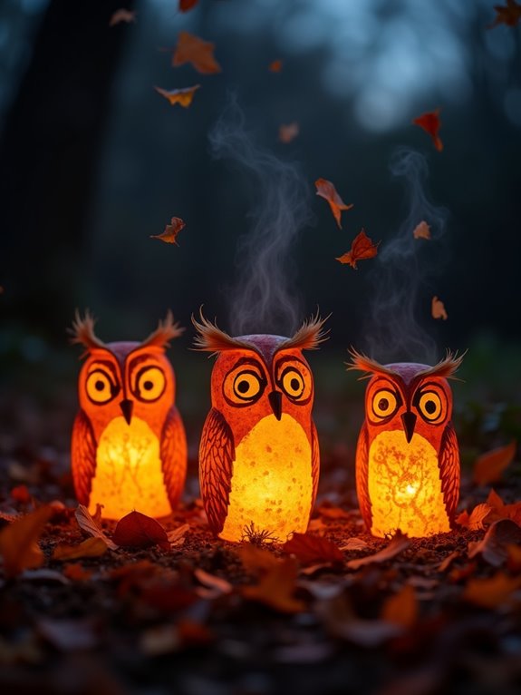 whimsical owl lantern crafting