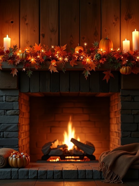 whimsical pumpkin garland decor
