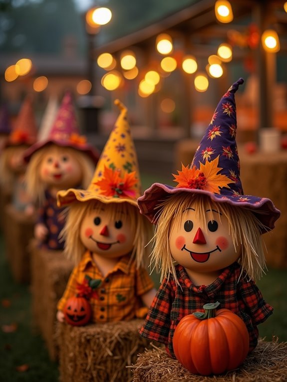 whimsical scarecrow hat fun