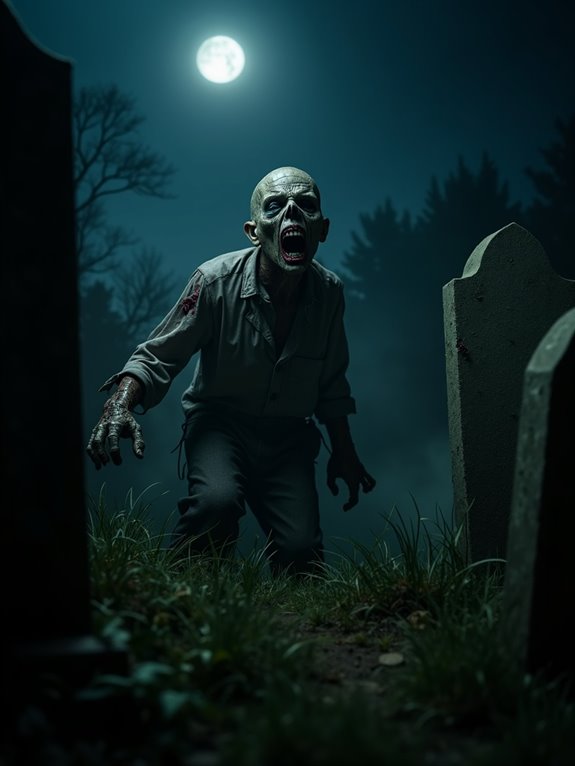 zombie graveyard themed decorations