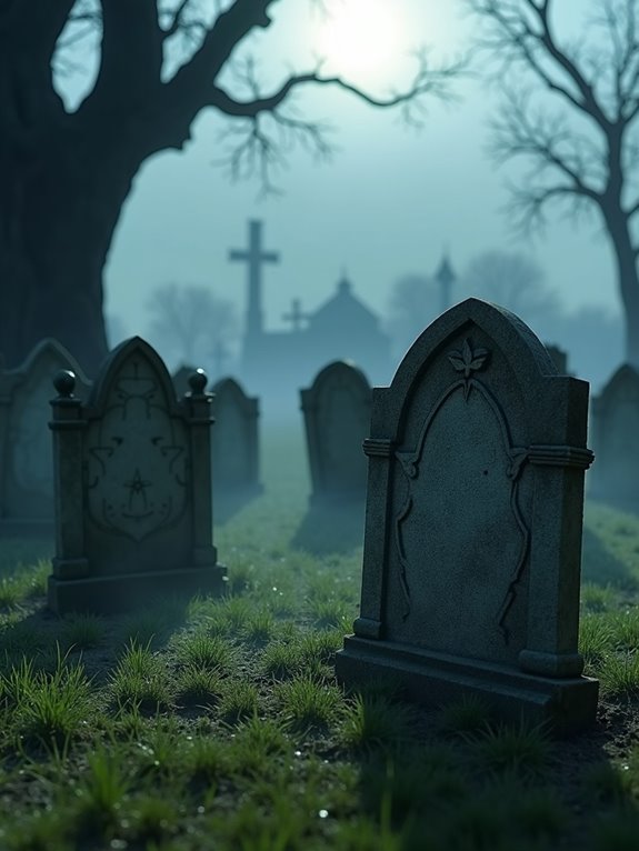 zombie tombstone rising effect