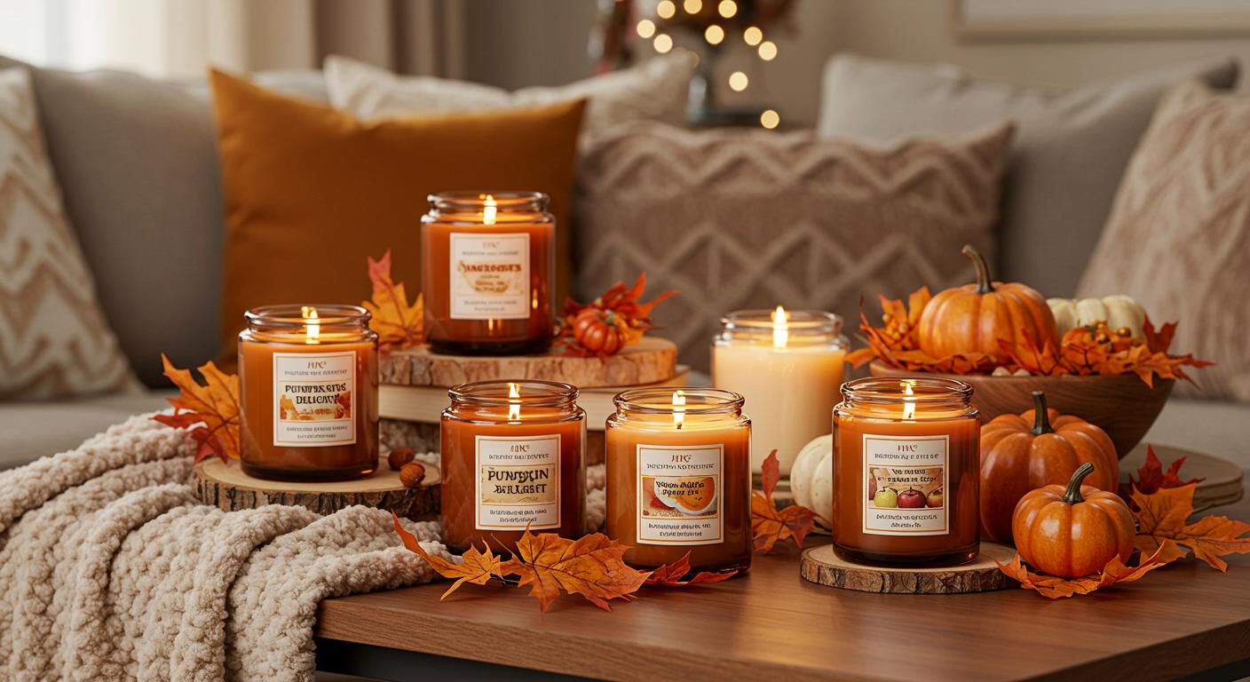 12 Irresistible Fall Candle Scents for a Warm Living Room