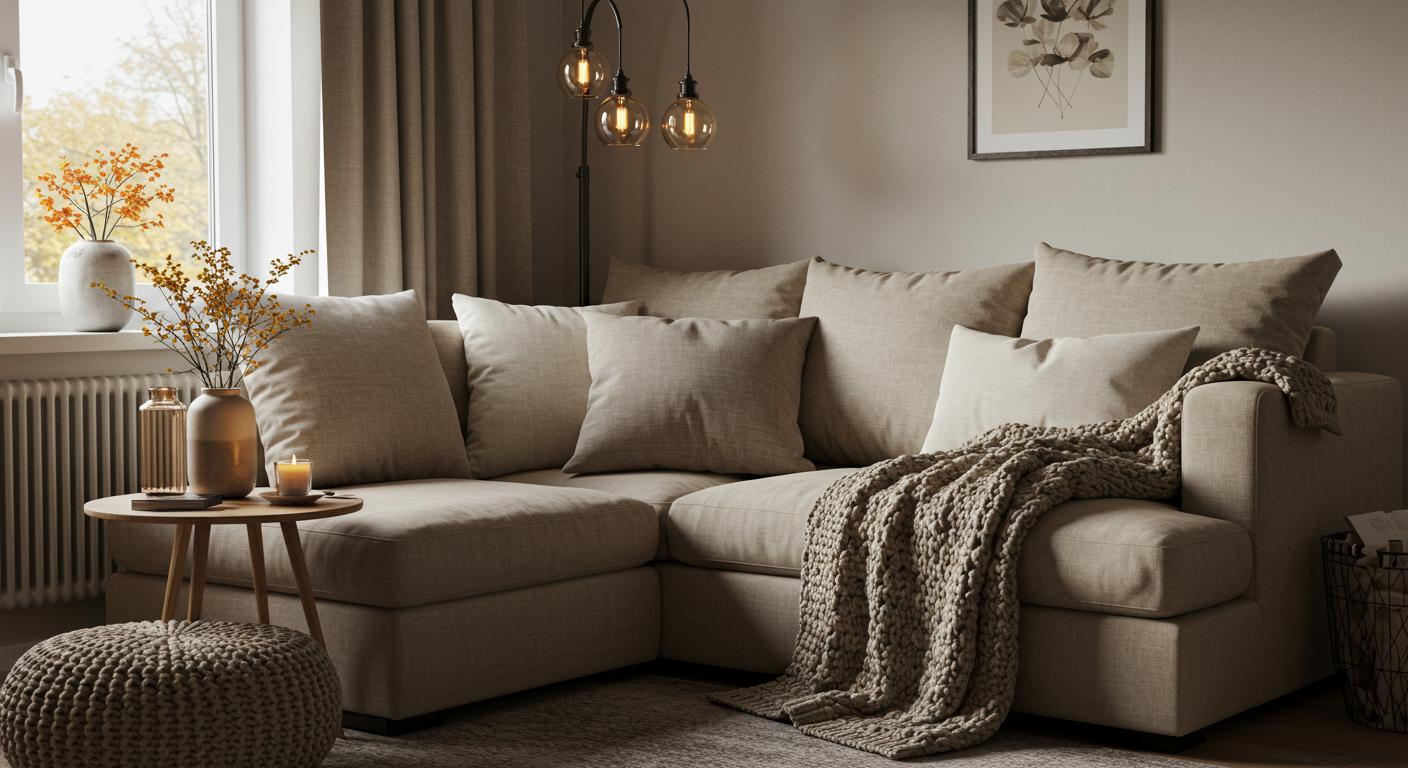 How to Style Neutral Pillows for a Minimalist Autumn Look