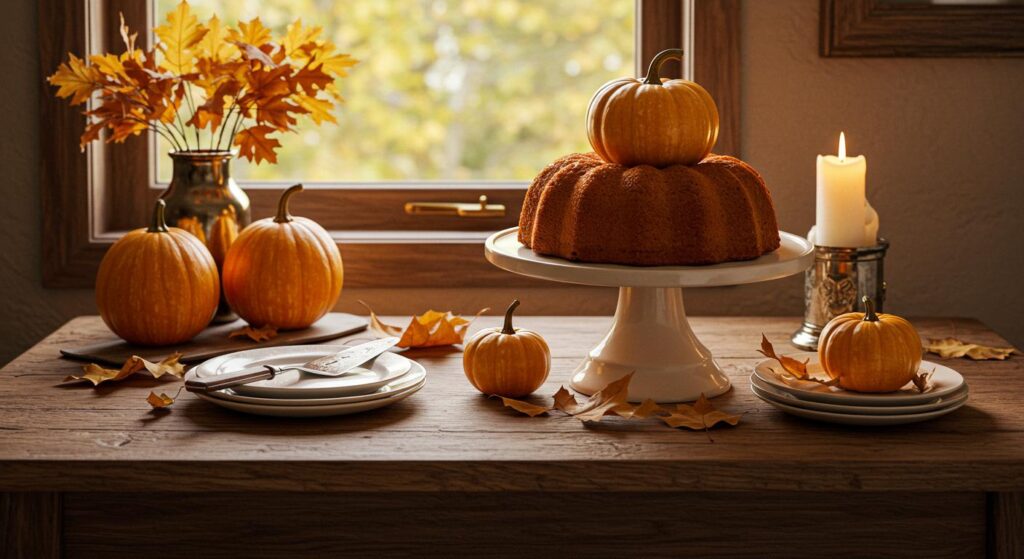 How to Style Cake Stands for Seasonal Fall Baking