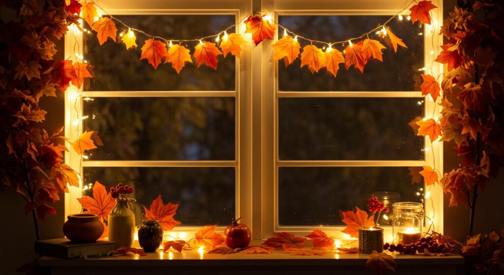 10 Magical Fairy Light Tricks for Fall Windows