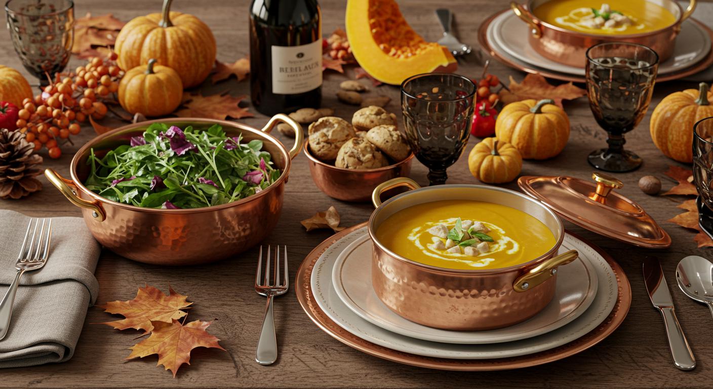 10 Copper Dish Ideas That Shine on a Fall Buffet