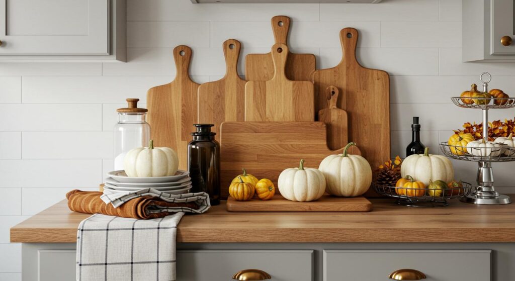 11 Ways to Style Cutting Boards for Fall Counters