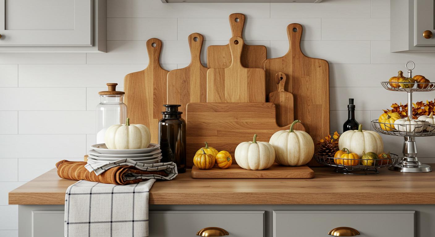 11 Ways to Style Cutting Boards for Fall Counters