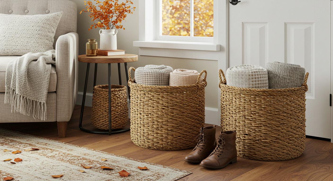 11 Woven Basket Storage Ideas for Fall Charm