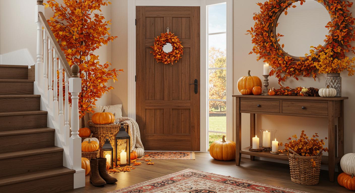 11 Mirror Styling Tricks for Autumn Entryways
