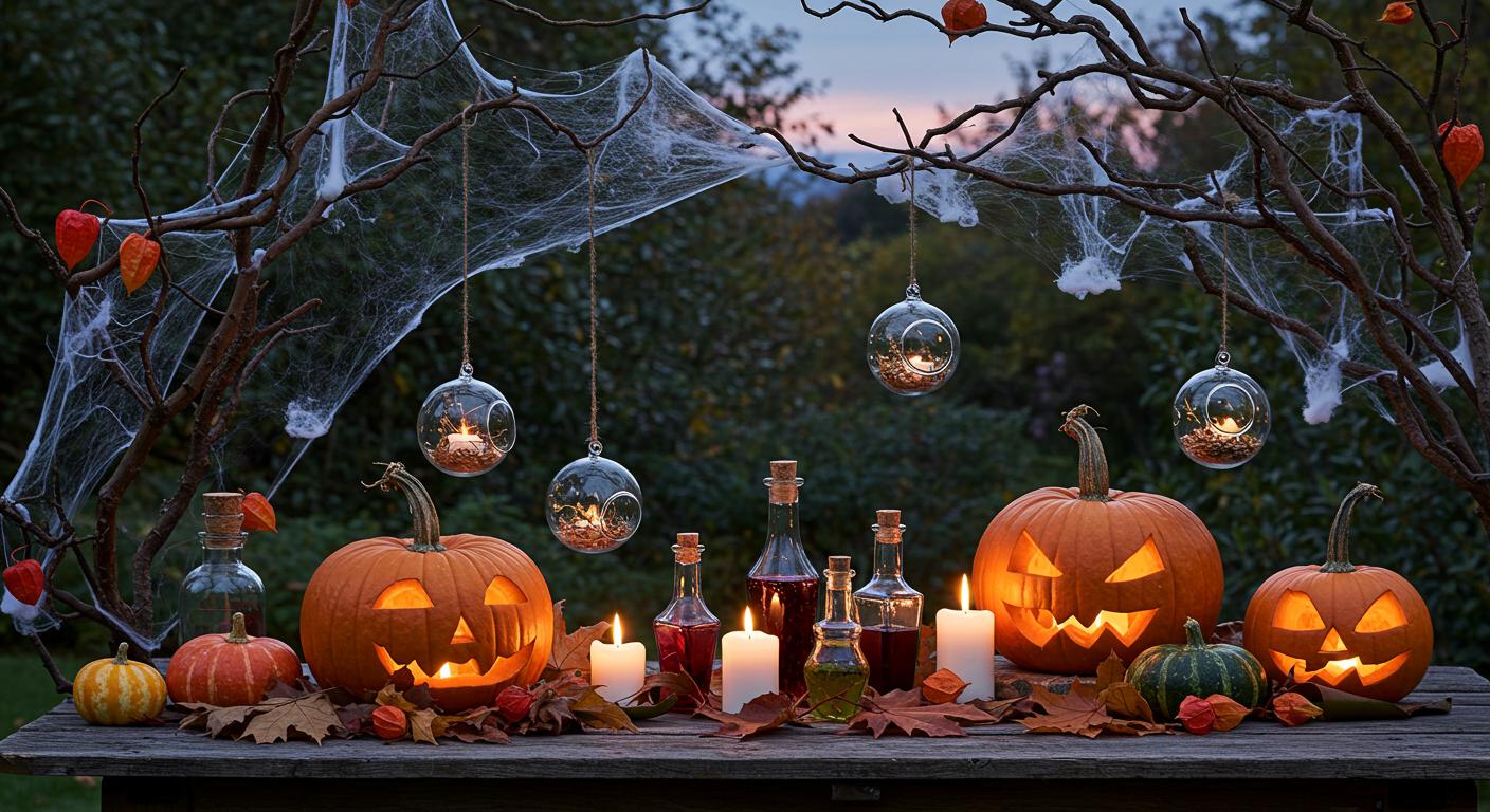 12 Stunning Outdoor Witchy Halloween Styles