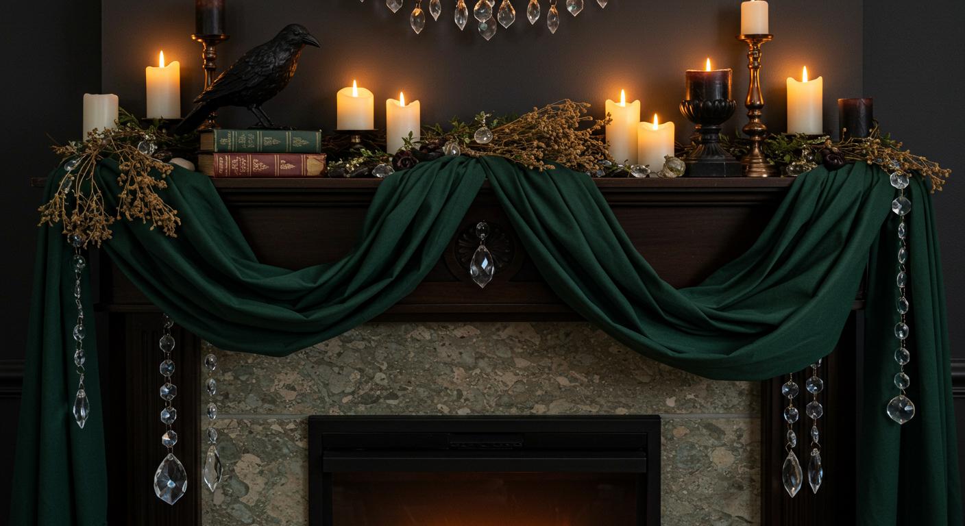 12 Witchy Mantle Decor Ideas You’ll Love