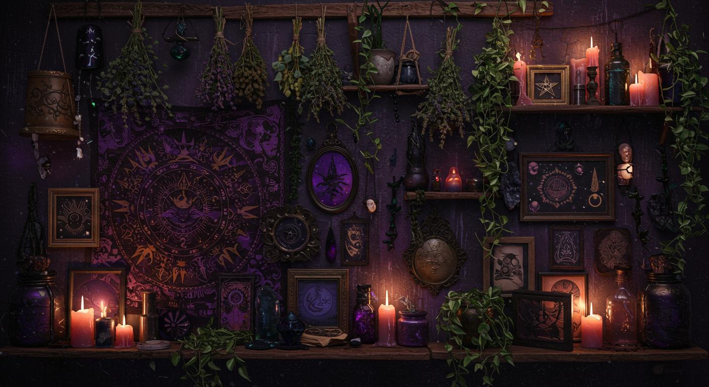 12 Maximalist Witchy Wall Decor Styles