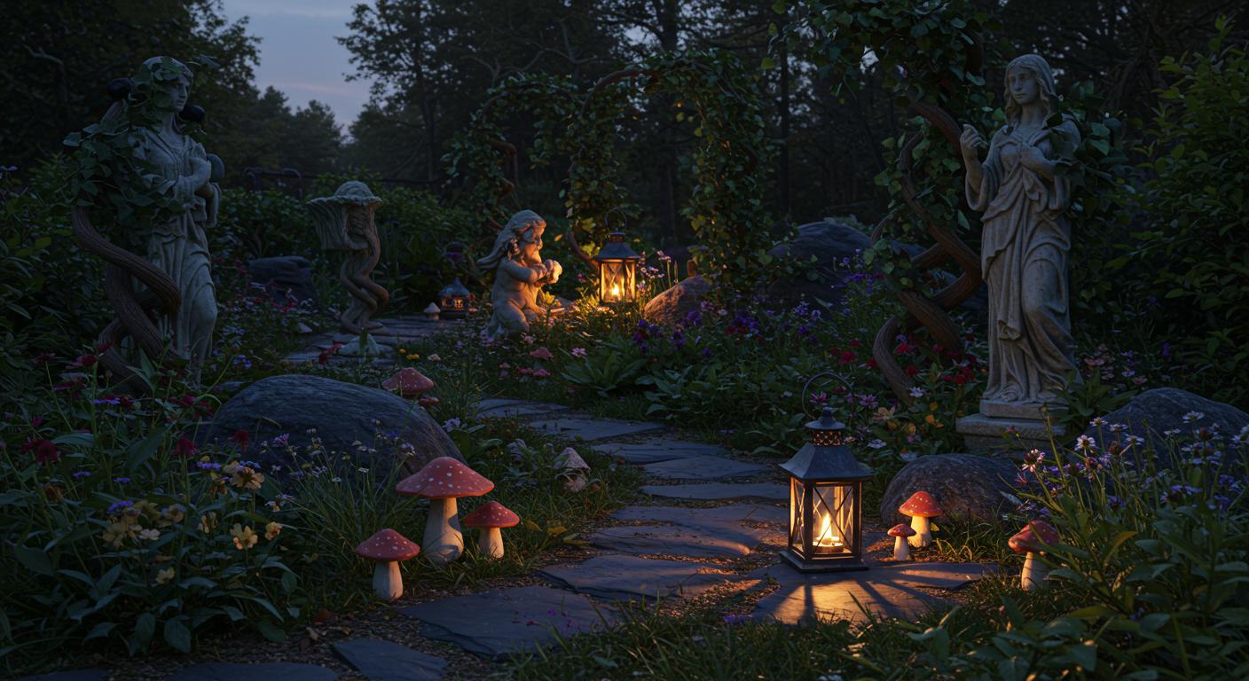 12 Witchy Garden Decor Ideas