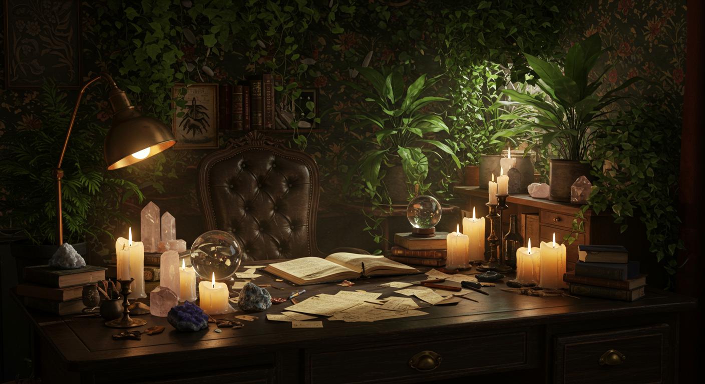 How to Create a Cozy Witchy Office Space