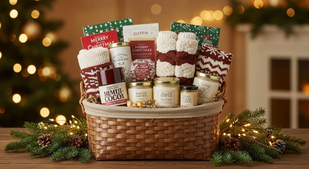 20 Cozy Christmas Basket Gift Themes to Try This Holiday