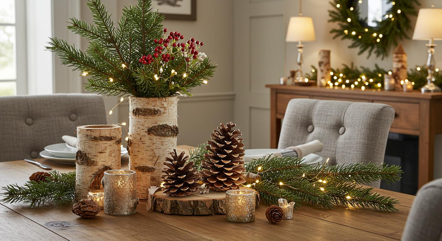 30 Rustic Christmas Decor Ideas Using Natural Elements