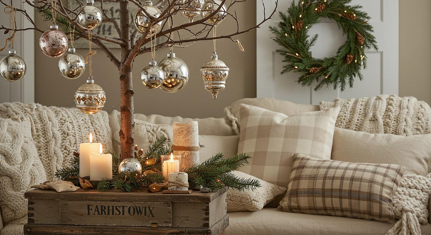 25 Farmhouse Christmas Decor Ideas That Feel Cozy and Chic