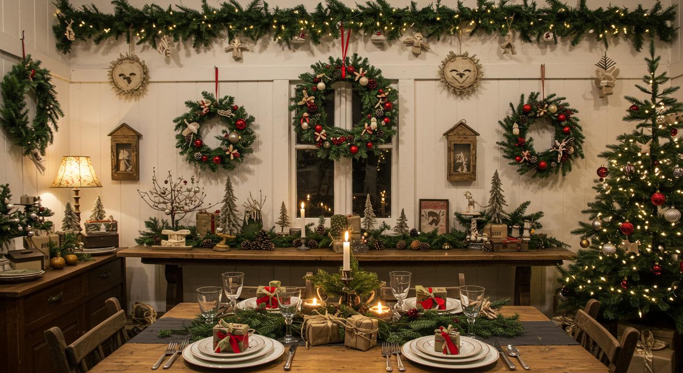 15 Rustic Farmhouse Christmas Decor Looks for 2025