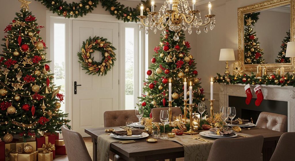 20 Elegant Red and Gold Christmas Decor Inspirations