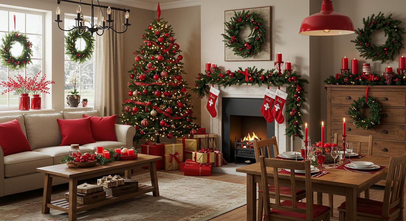 30 Traditional Red Christmas Decor Themes to Try