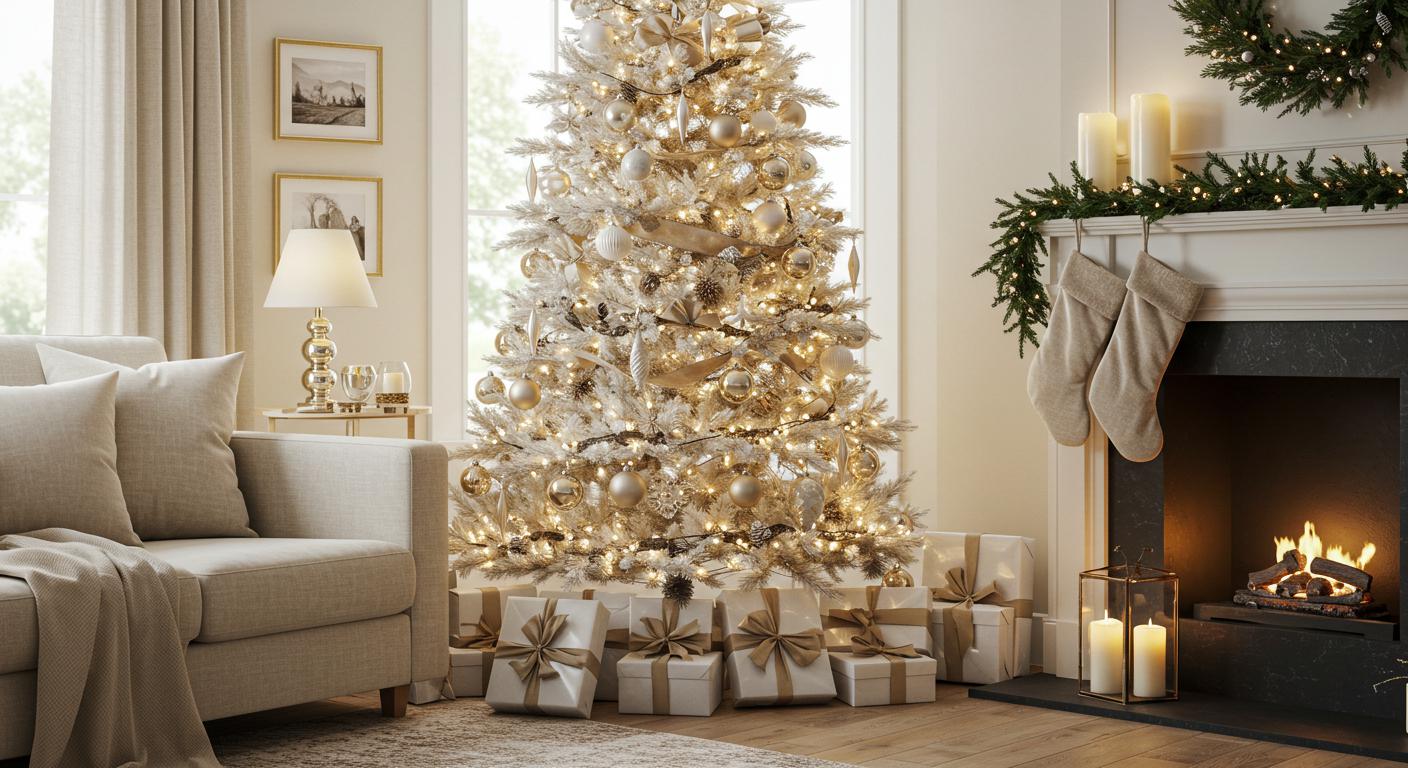 25 Neutral Christmas Tree Ideas for Elegant Homes